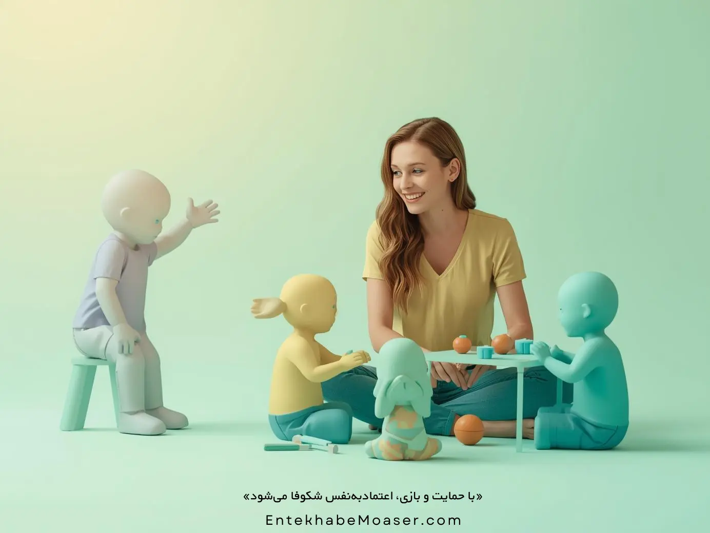کودک خجالتی در جلسه بازی‌درمانی | کلینیک روانشناسی انتخاب مؤثر شرق تهران
